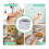 Cat collar, dog collar, adjustable collar, soft collar, neck circumference 26-33 cm, L, gray 5