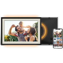 Digital Photo Frame 10.1 Inch WiFi Digital Photo Frame with LED Light, 1280 * 800 IPS HD Touch Screen Smart Electronic Photo Frame with 32GB Storage