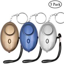 Personal Security Alarm Kit, 145dB Personal Security Alarm Keychain, with LED Light