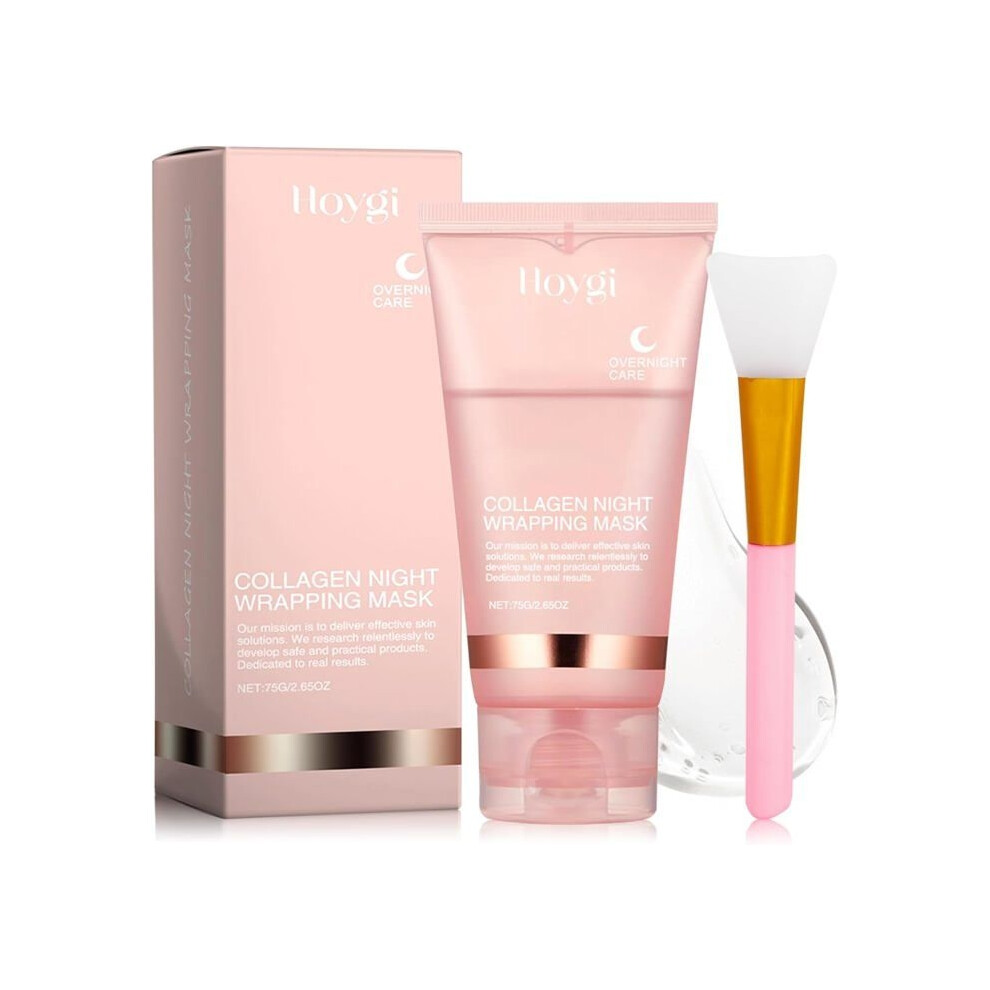 Collagen night mask, deep cleansing collagen mask, peel-off face mask, collagen night mask