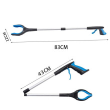 PZCC Sanitary Waste Pliers Made of Thickened Aluminum Alloy with Long Handle, Foldable