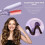 Curling iron, large curls, 32 mm, French wave, 32 mm, beach waves, 160 C 4