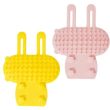 2-pack self-cleaning cat brush, wall-mounted corner massage brush, cat grooming brush, cat massage comb