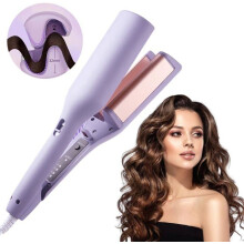 Curling iron, large curls, 32 mm, French wave, 32 mm, beach waves, 160 C