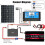 6000W 12V to 220V solar panel system with 30A charge controller and custom inverter, product kit 2