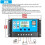 12V to 220V 4000W solar panel system with 30A charge controller and custom inverter, product kit 4