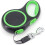 Retractable leash - AMOUNE - 8M - Green - For large dogs - Plastic reel 1