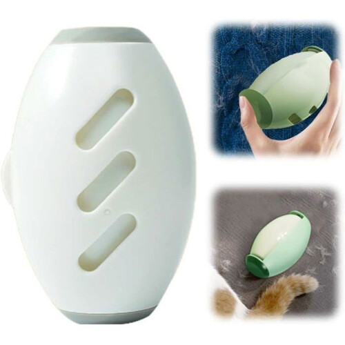 Reusable lint roller, pet hair remover, lint roller, for clothes, bed, carpet (white)