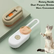 Steam brush for cats and dogs, electric brush for cat and dog hair