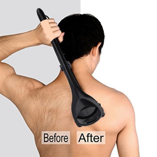 Back shaver, back shaver, painless back hair removal, foldable shaver, back shaver