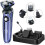 Men's Electric Shaver, 4D Floating Rotary Blade, Cordless, IPX7 Waterproof, LCD Display, USB Charging Function 1