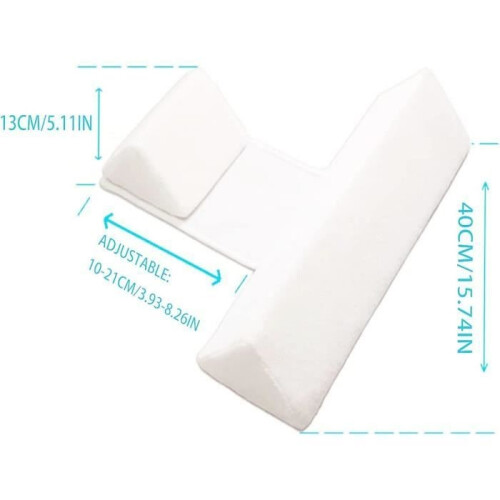 Adjustable Baby Wedge Pillow, Side Sleeper Positioning Pillow, Cotton Pillow with Removable Backrest 1