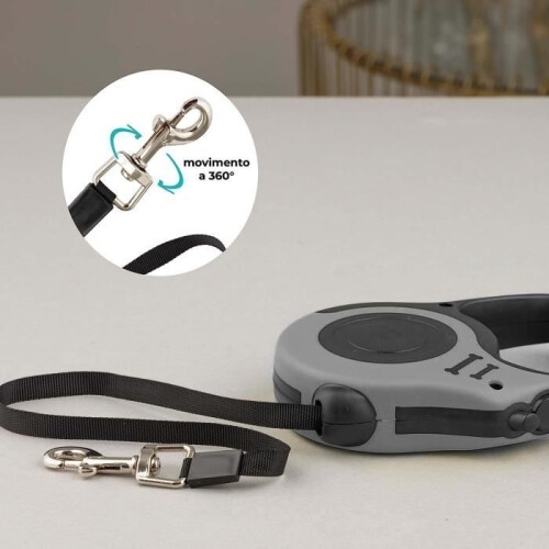 Retractable leash for large dogs, 3 meters, ideal for training and walking 1