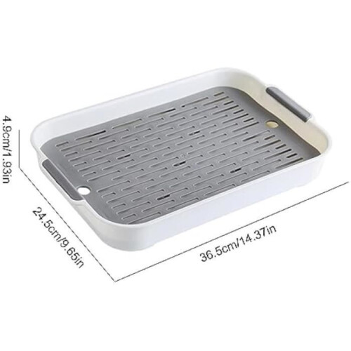Litter box - Unspecified - Large litter box with drawer - Corner litter box - Plastic - White 2
