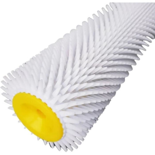 Bubble roller for self-leveling plaster - 11 mm spikes - 23 cm - White 2