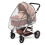 Rain cover for strollers, transparent, breathable, protects little ones from wind and sun 4