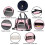 Breathable, foldable cat basket with removable mat and shoulder strap – pink, ideal for travel 2
