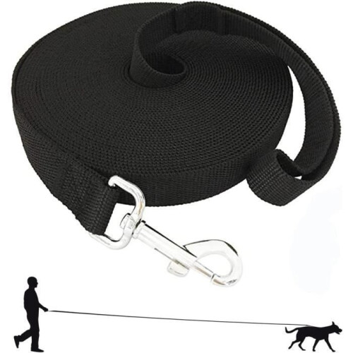 MTEVOTX 15m Long Dog Leash, Dog Training Leash - Suitable for Small, Medium and Large Dogs, with Handle Hook