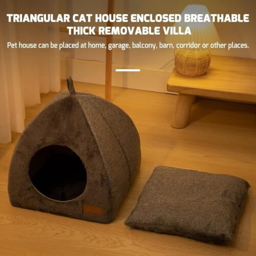 Cat House - Portable Pet House - Gray - Outdoor 2