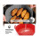 Silicone Airfryer Mold, Airfryer Accessories, Microwave, 3-Pack - Foldable Round Insert Mold 4