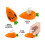 Mechanical Easter bunny carrot racing toy for kids, Easter decoration 2024, Easter gift for kids 2