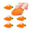 Mechanical Easter bunny carrot racing toy for kids, Easter decoration 2024, Easter gift for kids 1