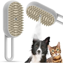 Steam brush for dogs and cats, 3 in 1 cat steam brush cat brush for dogs and cats, brush