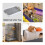 Cat and rabbit litter box with grid - Environmentally friendly - Hygienic - White 3