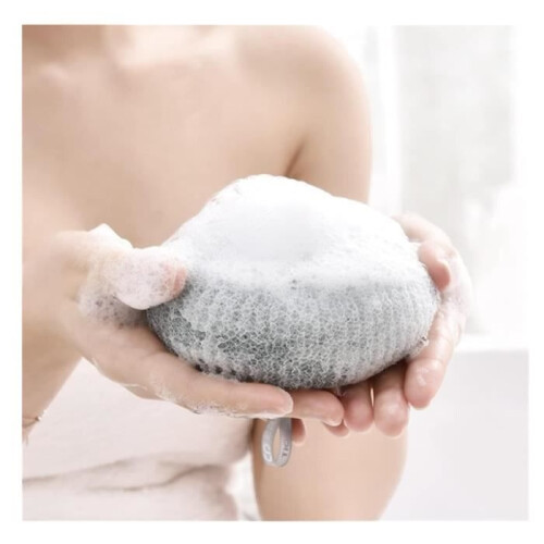 Ultra-soft bath sponge set with floral pattern, ultra-soft bath sponge for body, shower, cleansing brush 1