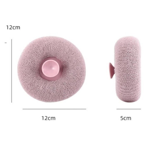 Ultra-soft bath sponge set with floral pattern, ultra-soft bath sponge for body, shower, cleansing brush 2