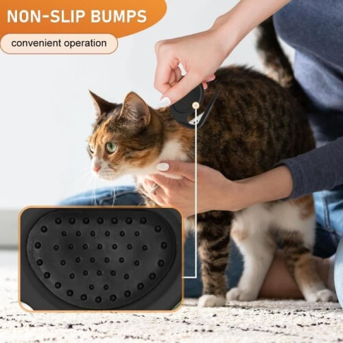 2-Pack 3-in-1 Cat Tangle Remover, 2024, Tangle Remover for Long Hair, Black 2