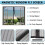 Magnetic mosquito net for windows 100 x 120 cm, to keep out insects and flies 2