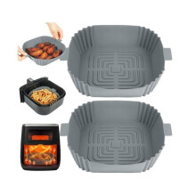 Airfryer accessories, airfryer silicone mold 2, square silicone mold (20 cm)