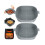 Airfryer accessories, airfryer silicone mold 2, square silicone mold (20 cm) 1