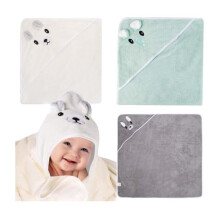 Bath towel - Not specified - Pack of 3 - 80 x 80 cm - Bamboo fiber - Animal print