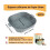 Airfryer accessories, airfryer silicone mold 2, square silicone mold (20 cm) 2