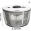 Professional salad spinner, 3/5 l, large capacity, classic salad spinner, salad spinners 4