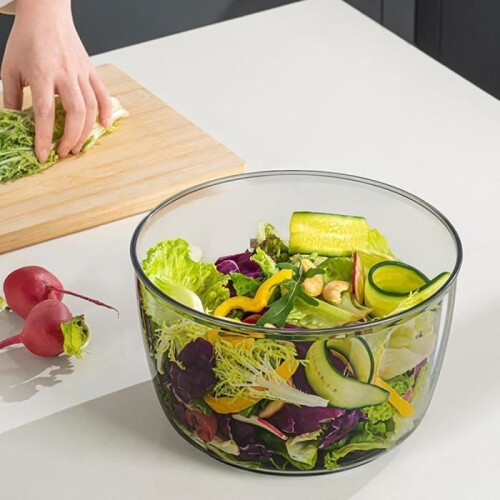 Professional salad spinner, 3/5 l, large capacity, classic salad spinner, salad spinners 1