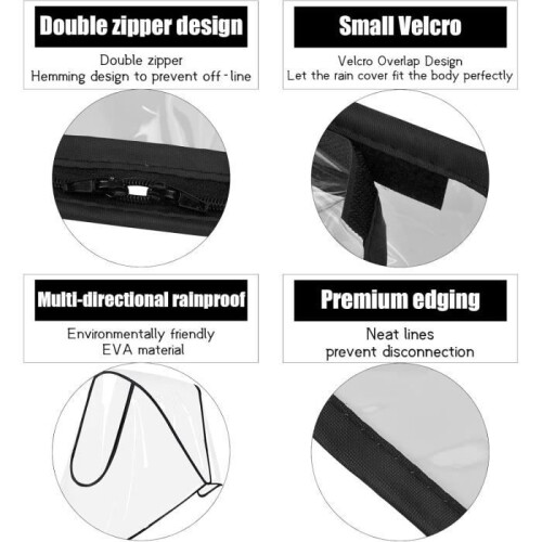 Universal stroller rain cover, stroller rain cover, stroller rain cover with window, rain cover 2