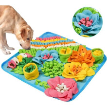 Snuffle mat for dogs, 39 x 39 cm, foldable and machine washable, for rabbits and cats