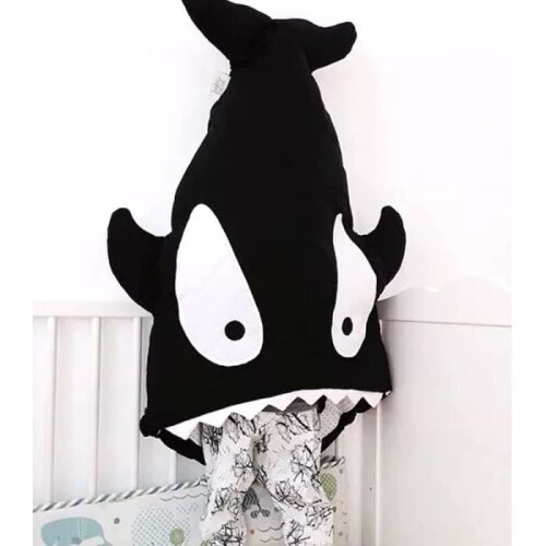 Baby Shark sleeping bag - comfortable - black sleeping bag 2