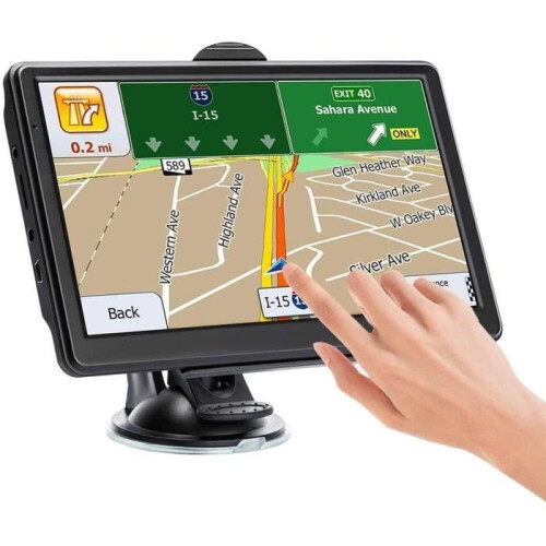 Car GPS, 7-inch screen, navigation for car, truck, heavy duty, HD touchscreen navigator, multilingual user interface[1]