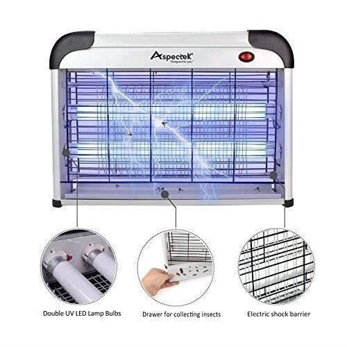 Mosquito killer lamp – 20W electric UV LED fly lamp, effective range 20–120 m² E42918 2