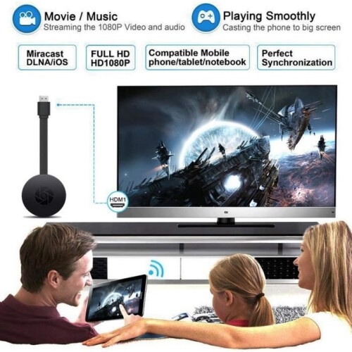 HDMI digital media player for Google Chromecast 2, black 1