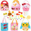 Sewing kit for children, reinforcement kit, comfortable sewing activity for children, 6 patterns, 6 pieces 1