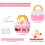 Sewing kit for children, reinforcement kit, comfortable sewing activity for children, 6 patterns, 6 pieces 3
