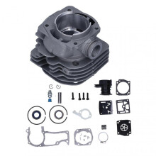 52mm Cylinder Piston Gasket Kit Assembly Fit for Husqvarna 372 365 371 362 372XP