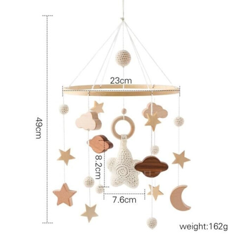 Baby bed music mobile - Brand - Model - White - Mixed - Baby 2