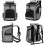 Dog/Cat Backpack, Breathable, Foldable Carrier for Small Animals, Gray 93 2