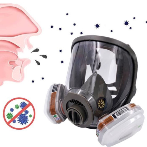 Tbest 6800 Full face mask, dustproof, silica gel, high protection 2